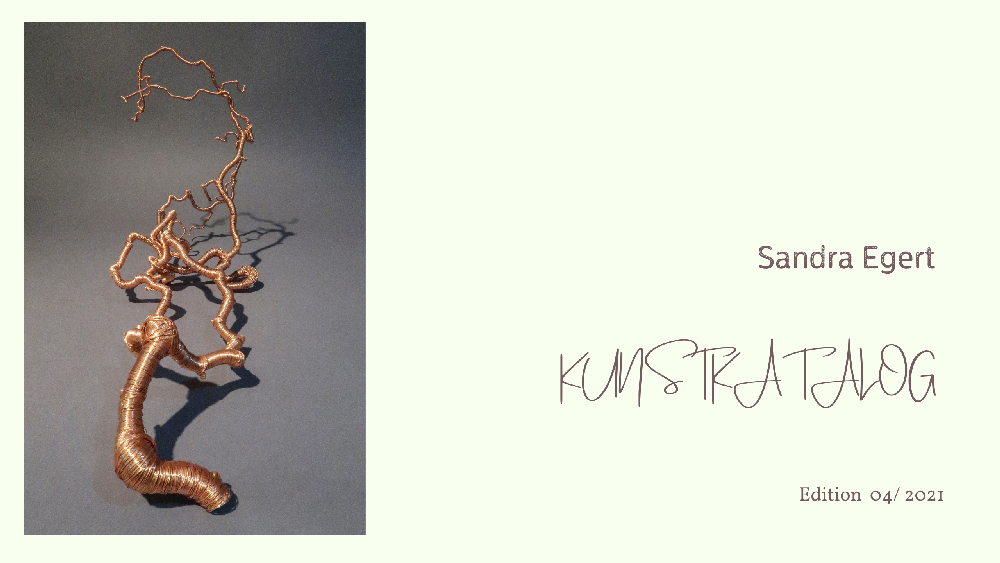 Kunstkatalog Sandra Egert April 2021, Titelseite